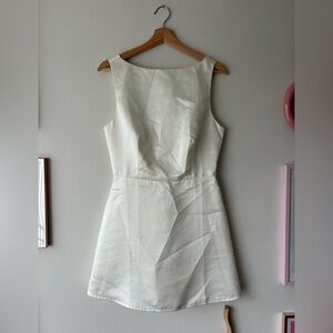 Reformation White Mini Dress